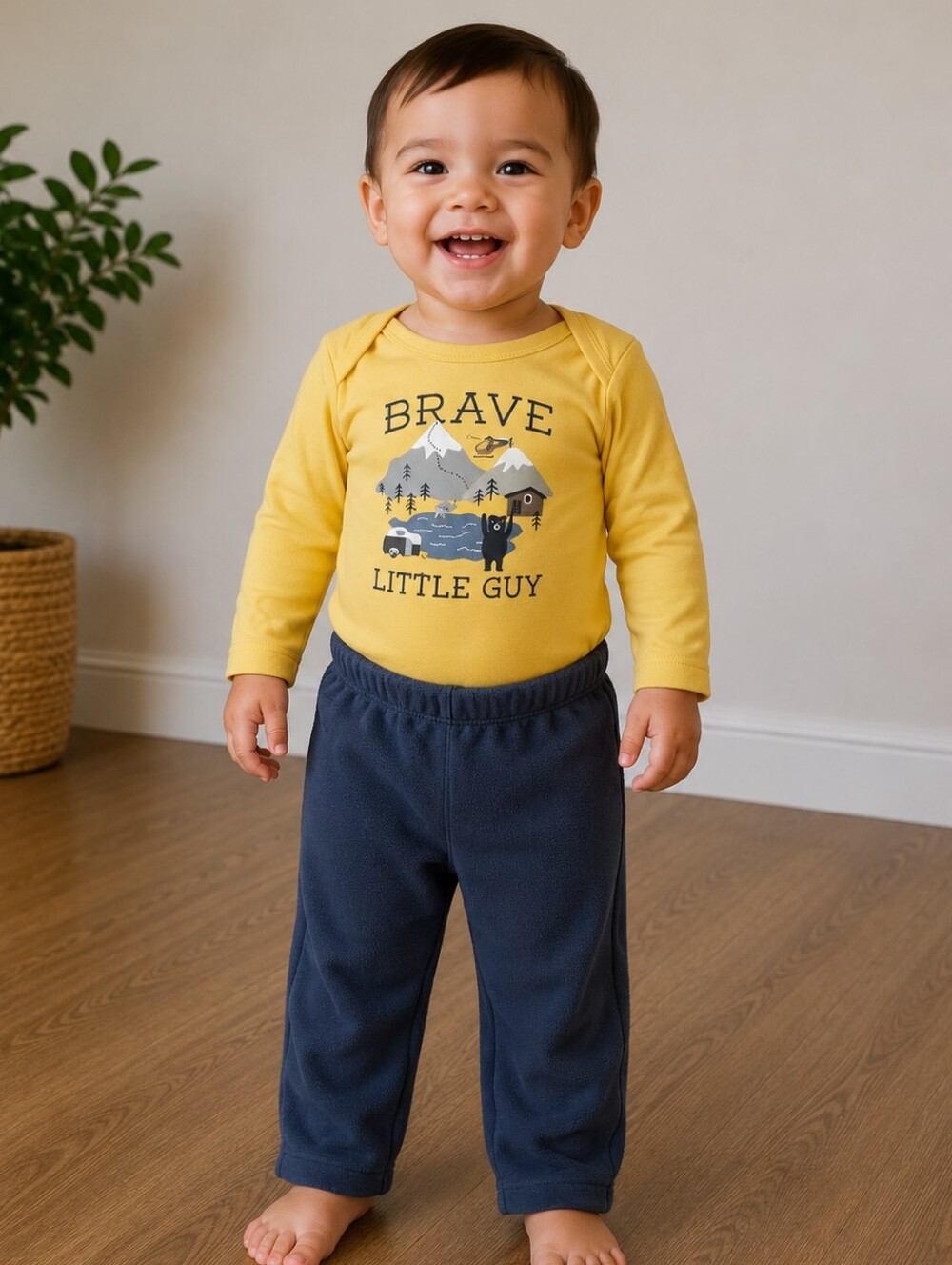 Carter's 24m Boys Fleece Pants Outfit